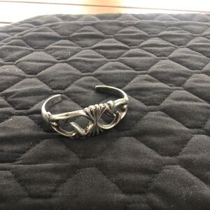 Vintage Sterling Silver Navajo cuff bracelet from 1968
